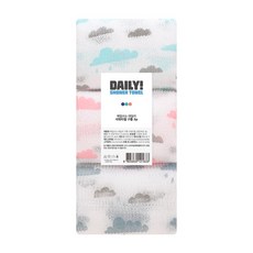 샤바스 매일쓰는 데일리 구름 샤워타월, 혼합색상, 3개입, 1개 홈인테리어/샤워타월/때수건 반품 최저가 9,080원