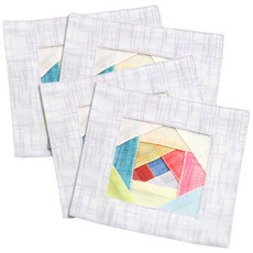 해피툴 모시색동 컵 받침, 퍼플, 4개 주방용품/덮개/받침 반품 최저가 10,200원