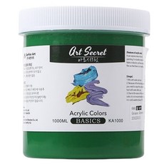 아트시크릿 아크릴물감 Grass Green KA1000, 1000ml, 1색 문구/오피스/미술/화방용품 반품 최저가 6,740원