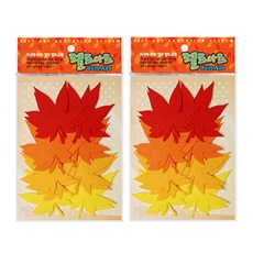 동기오피스 펠트아트 단풍잎 16p x 2세트, 혼합 색상(DF-1048) 문구/오피스/미술/화방용품 반품 최저가 3,200원