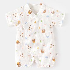 베베니즈 유아용 스트랩 패턴 여름반팔 롬퍼 출산/유아동/출산준비물/선물 반품 최저가 15,800원