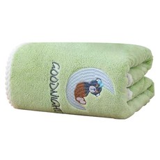 소니오 굿나잇 베어 소프트 목욕 바스타월 70 x 140 cm, 01 그린, 1개 홈인테리어/바스타월 반품 최저가 12,120원