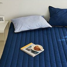 컬러샌드 60수 고밀도 워싱 순면 패드, 네이비 홈인테리어/침구 반품 최저가 24,510원