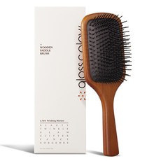 글로스앤글로우 퀵스타일 우든 패들 브러쉬, 1개, 브라운 뷰티/뷰티소품 반품 최저가 5,310원
