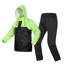 폴레이싱 오토바이 방수 우비 상하의 세트 B타입, 네온 자동차용품/오토바이용품 반품 최저가 12,730원