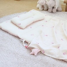 화모 거즈자수 낮잠이불세트 분리형, 핑크토끼 홈인테리어/FW 침구샵 반품 최저가 93,560원