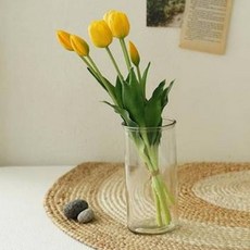 더플라워마켓 클린 원형 유리화병, 투명 완구/취미/수집품 반품 최저가 4,420원