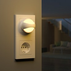홈플래닛 광센서 LED 취침등 콘센트형, 화이트 홈인테리어/셀프인테리어 반품 최저가 5,000원