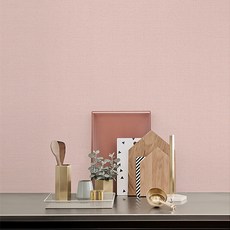 홈앤데코 데코물벽지 풀발린 합지벽지, 베이비핑크(54003-2) 홈인테리어/셀프인테리어 반품 최저가 37,940원