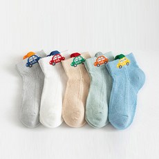 하라로이 유아용 보트 카스 자동차 양말 5족 세트 패션의류/잡화/유아동패션 반품 최저가 6,020원