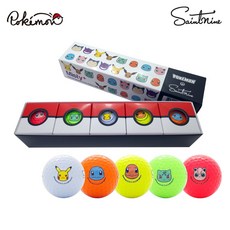 볼빅 세인트나인 포켓몬스터 피카츄와 친구들 3피스 골프공 택1, 세인트나인 페이스타입 5구, 1개 스포츠/레저/골프 반품 최저가 10,210원