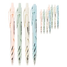 델리 그립바디 볼펜 4종 x 3p 세트 0.7mm EQ70, 아이보리, 핑크, 그린, 블루, 1세트 문구/오피스/학용품/수업준비 반품 최저가 3,470원
