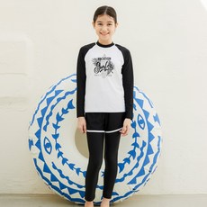 베이직엘르 여아용 나그랑 트로피칼 로고 래쉬가드 세트 BEG-X603K 출산/유아동/유아동패션 반품 최저가 47,000원