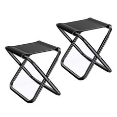 화이트울프 휴대용 접이식 캠핑 의자, 블랙, 2개 스포츠/레저/낚시 반품 최저가 9,180원