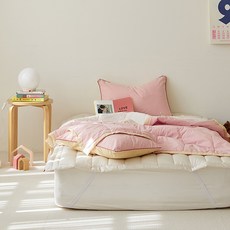 마틸라 썸머프렌드 풍기인견 고밀도 순면 양면 키즈 차렵이불 + 베개커버 세트, 라즈베리도넛 홈인테리어/FW 침구샵 반품 최저가 59,120원