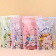 동아피엠에스 손잡이 지퍼백 동물친구들, 랜덤 발송, 50개 문구/오피스/데코/포장용품 반품 최저가 6,720원