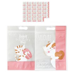 동아피엠에스 손잡이 지퍼백 고양이, 랜덤발송, 50개 문구/오피스/데코/포장용품 반품 최저가 5,320원