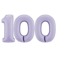 그라보벌룬 은박풍선 대 숫자 100, 라일락, 1개 출산/유아동/출산준비물/선물 반품 최저가 23,870원