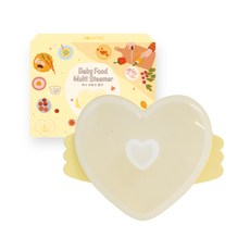 주니 국내 제조 국산 실리콘 러블리 이유식 찜기 대 700ml, 단품, 1개, 바닐라 주방용품/밀폐저장/도시락 반품 최저가 15,000원