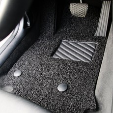 포시즌 자동차 코일매트 확장일체형 1 + 2 + 3열 세트, 현대 디올뉴 싼타페MX5 6인 하이브리드 2023년 8월, 블랙 자동차용품/인테리어 반품 최저가 28,420원