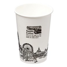 더빈썸 런던 종이컵 300ml, 1개입, 500개 주방용품/일회용품/종이컵 반품 최저가 26,420원