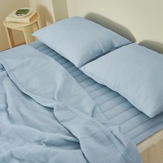 깃든 모스프리 시어서커 여름 이불 패드 베개커버 세트 홈인테리어/침구 반품 최저가 91,040원