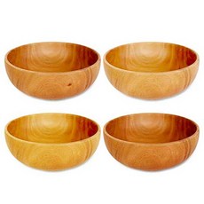부엌다옴 마호가니 우드 이지 샐러드볼 대 19cm, 혼합색상, 4개 주방용품/1인가구 주방용품 반품 최저가 44,030원