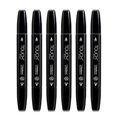 신한화구 터치 트윈마카 CG7 COOL GREY, 1색, 6개 문구/오피스/학용품/수업준비 반품 최저가 11,520원