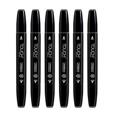 신한화구 터치 트윈마카 CG8 COOL GREY, 1색, 6개 문구/오피스/학용품/수업준비 반품 최저가 11,800원