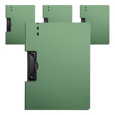 알로데 라이팅 회의 A4 클립보드 23.5 x 32 x 1.2 cm 가로클립, TYPE03 그린, 4개 문구/오피스/바인더/파일 반품 최저가 7,540원