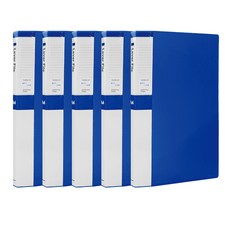 영오 인덱스 PP 레버파일 A4, 청색, 5개 문구/오피스/학용품/수업준비 반품 최저가 7,010원