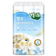 헬로 베이비파우더 3겹 화장지 27m, 30개입, 1개 생활용품/화장지/물티슈 반품 최저가 14,250원