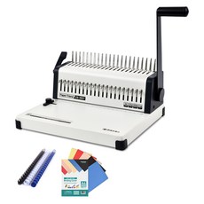 페이퍼프랜드 플라스틱링 제본기 CS-2021 + 링 100p + 표지 100p 세트, 450매 문구/오피스/사무용품 전문관 반품 최저가 138,400원