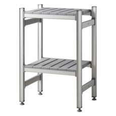 아톤 다용도 조립식 베란다 세탁실 욕실수납 알루미늄 2단 선반, 1개, 실버 생활용품/수납/정리 반품 최저가 108,000원