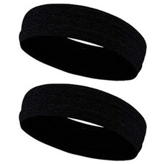 대한 미끄럼방지 스포츠 헤어밴드, 블랙, 2개 스포츠/레저/헬스/요가/댄스 반품 최저가 5,910원