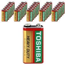 도시바 9V 망간 건전지 6F22KG, 100개 생활용품/생활전기용품 반품 최저가 38,790원