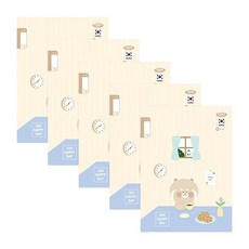 펜피아 1000 초등 17줄무제 제본노트, B브라운 + 블루(쿠키), 5개 문구/오피스/학용품/수업준비 반품 최저가 18,810원