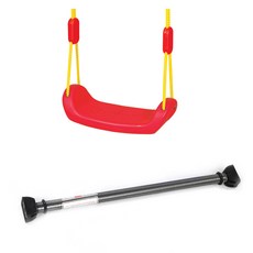 에듀플레이 패밀리그네 + 철봉 세트, 그네(레드), 1세트 완구/취미/실내대형완구 반품 최저가 21,430원