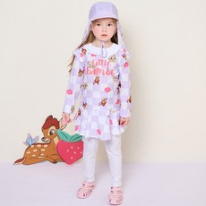 헤이미니 여아용 디즈니 밤비 상큼카라 래쉬가드 + 플랩캡 세트 출산/유아동/유아동패션 반품 최저가 25,080원