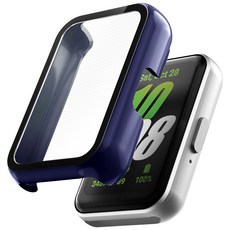 구스페리 갤럭시핏 풀커버 강화유리 하드 케이스, 네이비, 1개 스포츠/레저/헬스/요가/댄스 반품 최저가 4,360원