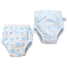 베베니즈 유아용 큐트패턴 배변훈련 팬티 2종 세트, 코끼리, 1세트 생활용품/배변훈련팬티 반품 최저가 15,840원