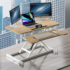 해피플러스코리아 프리미엄 스탠딩 서랍형 모션 데스크, 우드 문구/오피스/사무용품 전문관 반품 최저가 86,350원