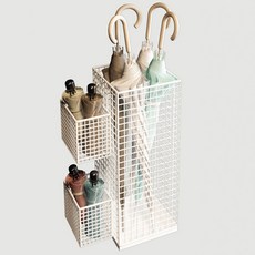 마켓플랜 대용량 투인원 우산꽂이 수납 선반, 1개, 화이트 생활용품/수납/정리 반품 최저가 18,150원