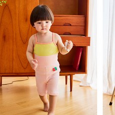 더맨디 유아용 크리미 나시 셋업 상하의 세트 출산/유아동/유아동패션 반품 최저가 5,490원