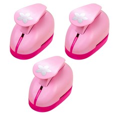 알로데 프레스 모양 펀치 세트 색상랜덤, 3개, 14 오꽃잎 문구/오피스/학용품/수업준비 반품 최저가 4,800원