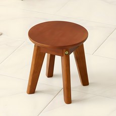 예다움 원형 원목 미니 화분 스툴, 브라운, 1개 홈인테리어/의자/소파 반품 최저가 13,010원