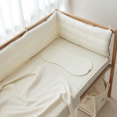 쉐베베 유아용 부드러운 순면 양면 누빔패드, 아이보리, 1개 출산/유아동/출산준비물/선물 반품 최저가 14,480원