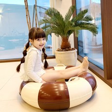 스네프 아동용 써니 감성 원형 물놀이 링튜브, 헤이즐럿, 1개 완구/취미/물놀이/계절완구 반품 최저가 10,550원