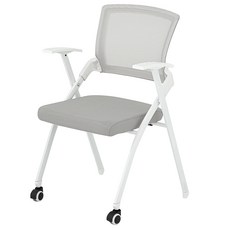 탐사 집중이 잘되는 접이식 사무실 학생용 의자, 화이트 문구/오피스/사무용품 전문관 반품 최저가 38,990원