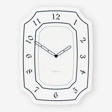 타임데코 모던 클래식 벽시계, 화이트 홈인테리어/싱글하우스 반품 최저가 38,460원